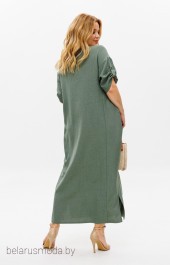 Платье 2094-4 темно-оливковый Michel Chic