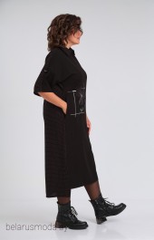 Платье Michel Chic, модель 2134 черный + горох