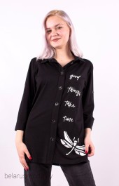 Блузка 1032 черный Mita Fashion