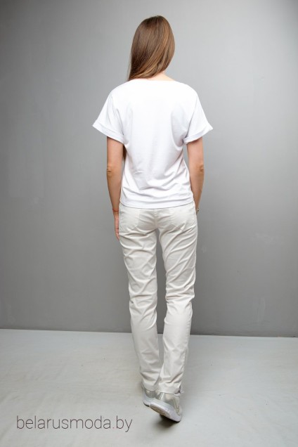 Блузка 1097 белый Mita Fashion