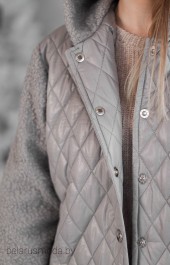 Пальто Mita Fashion, модель 1159 серый