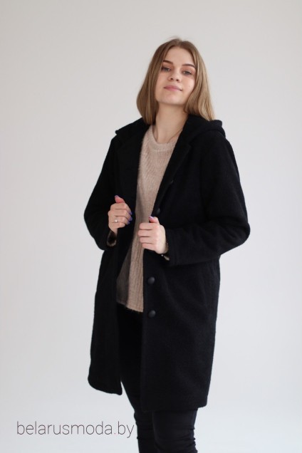 Пальто 1159 черный Mita Fashion