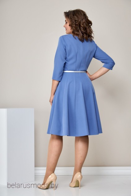 Платье 1601 голубой Moda-Versal