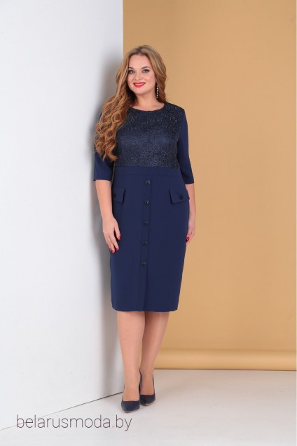 Платье Moda-Versal, модель 2156 темно-синий