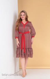 Платье Moda-Versal, модель 2173 красный