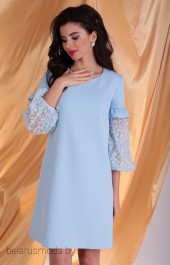 Платье Мода-Юрс, модель 2409 голубой