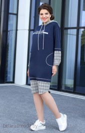 Платье Мода-Юрс, модель 2598 синий