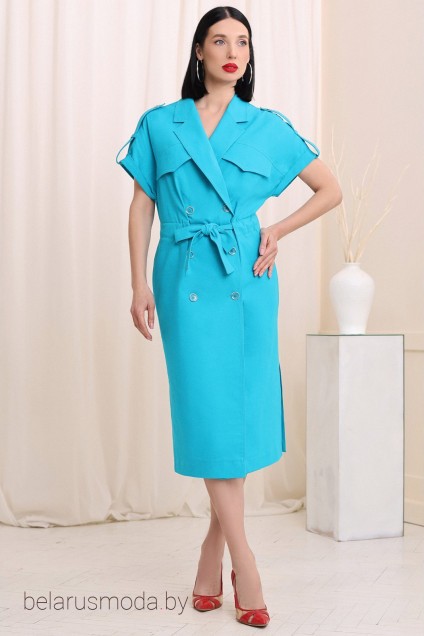 Платье Мода-Юрс, модель 2752 голубой