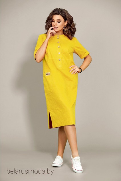 Платье Мублиз, модель 435 желтый
