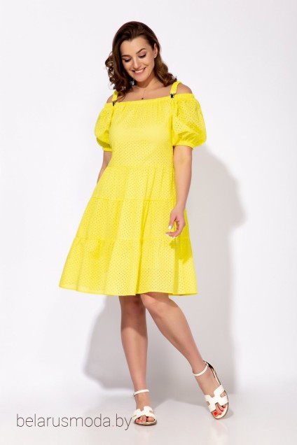 Платье Olegran, модель 3885 желтый