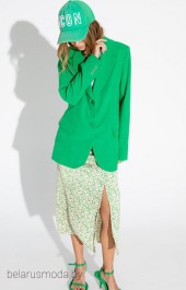 Костюм с юбкой Pirs, модель 4560 зеленый + зеленый
