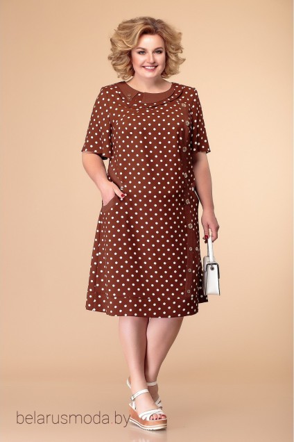 Платье Romanovich style, модель 1-1182 коричневый