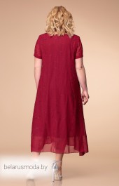 Платье Romanovich style, модель 1-1332 бордо+вышивка