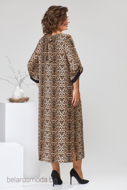 Платье 1-2442 леопард-1 Romanovich style