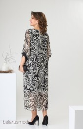 Платье Romanovich style, модель 1-2442 чёрный + белый