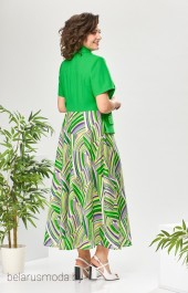 Платье 1-2468 зелёный Romanovich style