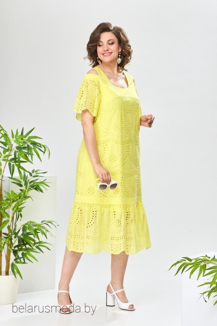 Платье 1-2529 жёлтый Romanovich style
