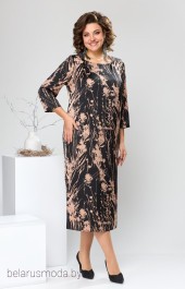 Платье 1-2614 чёрный Romanovich style