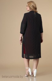 Костюм с платьем Romanovich style, модель 3-2046 черный + красный