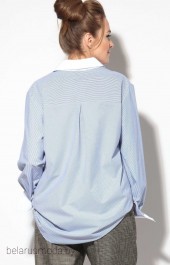 Рубашка SOVA, модель 11106 голубая полоска