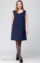 Платье SOVA, модель 12006 темно-синий