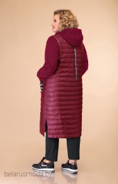 Пальто Svetlana Style, модель 1456 бордовый