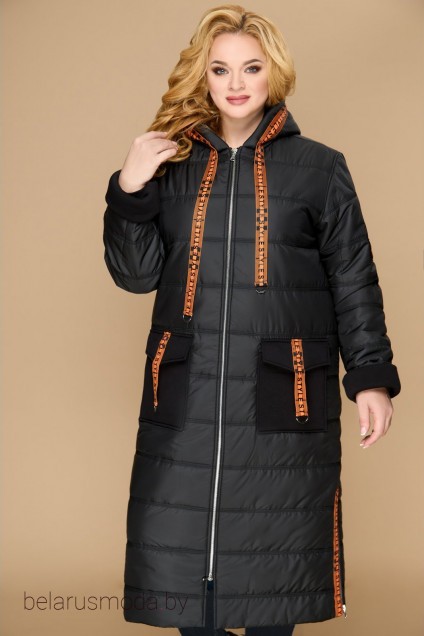 Пальто Svetlana Style, модель 1460 черный