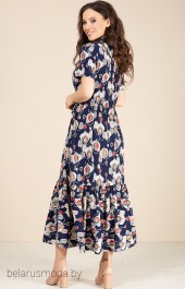 Платье TEFFI Style, модель 1412 темно-синий