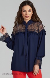 Блузка TEFFI Style, модель 1473 синий