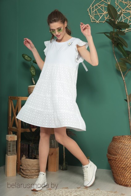 Платье ТАиЕР, модель 1089 белый