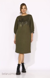 Платье ТАиЕР, модель 1132 темная олива