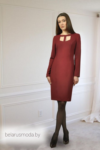 Платье Talia Fashion, модель 076 винный