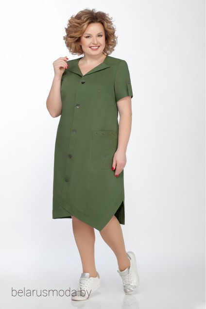 Платье Tellura-l, модель 1447 зеленый