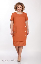 Платье Tellura-l, модель 1496 оранжевый