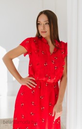 Платье Temper, модель 407 красный