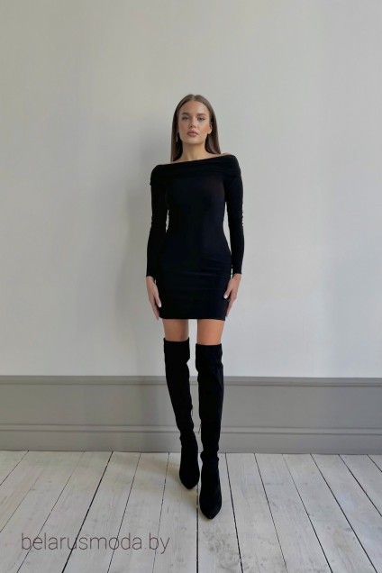 Платье  The Woman, модель 0044 черный