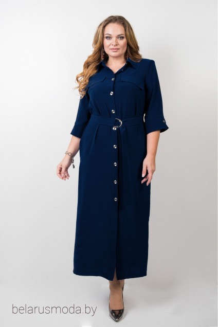 Платье TtricoTex Style, модель 21-20 синий