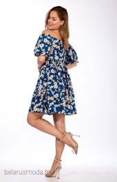 Платье 2213 синий TtricoTex Style