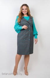 Сарафан+блузка TtricoTex Style, модель 29-18 бирюза-1