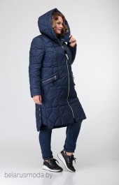 Пальто TtricoTex Style, модель 3420 синий