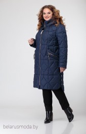Пальто TtricoTex Style, модель 3420 синий