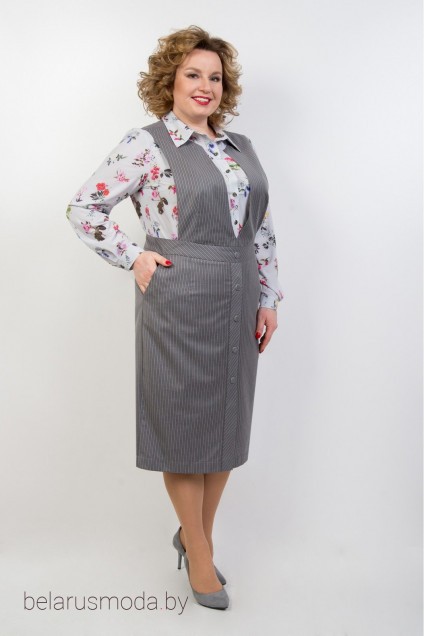 Сарафан+блузка TtricoTex Style, модель 31-19 серый