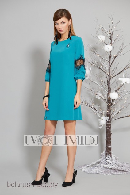 Платье Твой Имидж, модель 1187 бирюза