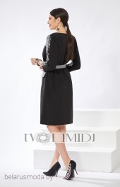 *Платье Твой Имидж, модель 1274 серый+черный