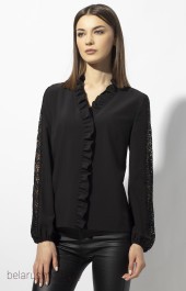 Блуза 652 черный VIZAVI TEKSTIL