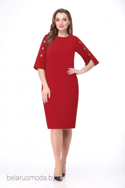 Платье VOLNA, модель 1118 красный