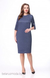Платье VOLNA, модель 1118 сиренево-голубой