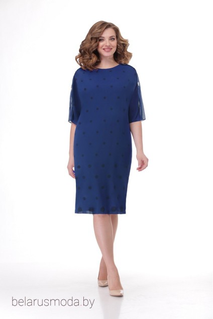 Платье VOLNA, модель 1149 васильково-синий