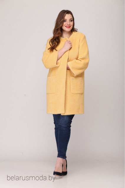 Пальто VeritaModa, модель 2053 желтый