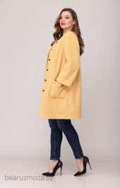 Пальто VeritaModa, модель 2053 желтый